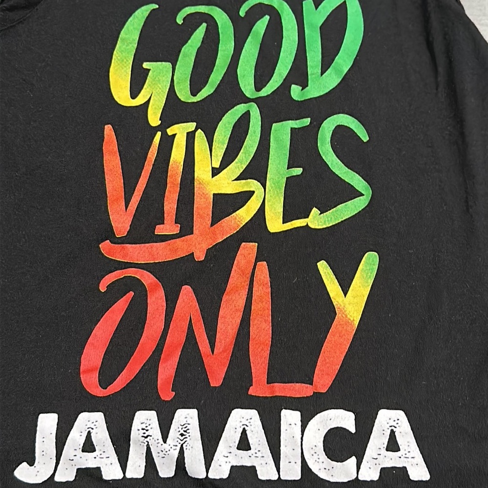 🆕 Jamaican Good Vibes Only Sleeveless Tank - Picture 1 of 4